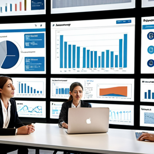 **

Prompt: A brightly lit office space with people collaborating around a large digital screen displaying data charts and workflow diagrams. The atmosphere should be modern, emphasizing technology and teamwork in a public administration setting. Add subtle Italian architectural elements in the background to indicate the location.

**