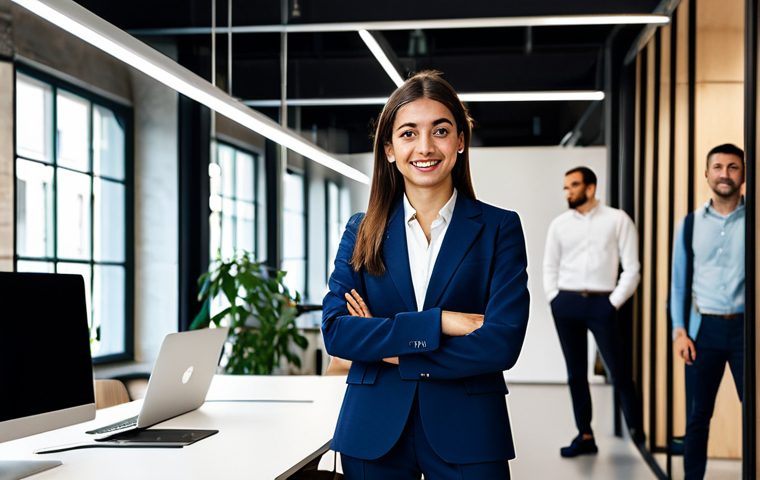 Aspiring Public Sector Professional**

"A young Italian professional, fully clothed in a stylish yet modest business attire, confidently presenting a project in a modern co-working space in Milan. The scene should convey ambition and competence. Background shows other professionals collaborating. Perfect anatomy, natural proportions, professional lighting. Safe for work, appropriate content, family-friendly."

**