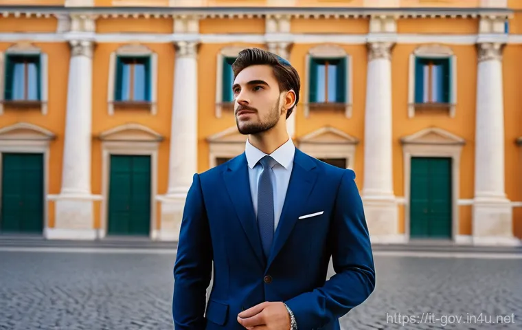 공무원 시험 응시 자격 조건 체크 - **Image Prompt 1: The Aspirant Bureaucrat**