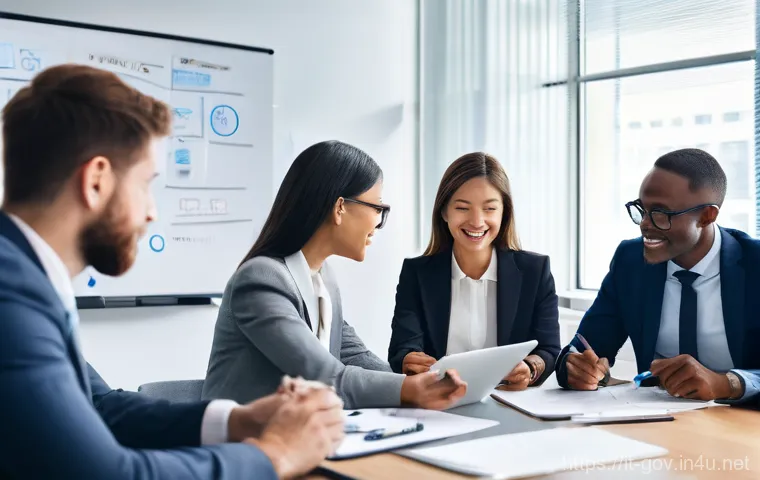 공무원 조직에서 승진하기 위한 필수 조건 - **Prompt 1: Growth Mindset in Public Administration**
    A vibrant, medium shot of a diverse group ...