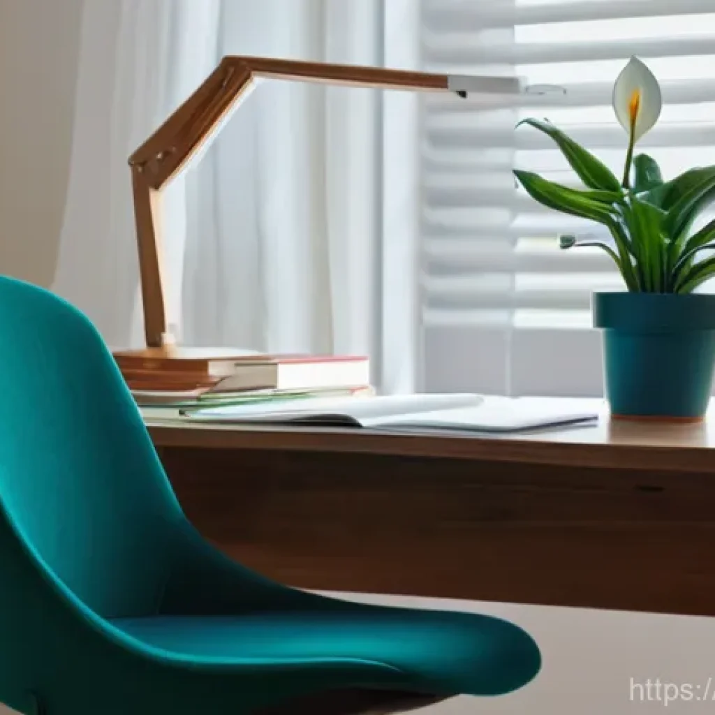 공무원 시험에서 성공할 수 있는 환경 만들기 - **Prompt:** A serene, inviting study corner bathed in warm, soft natural light streaming through a l...