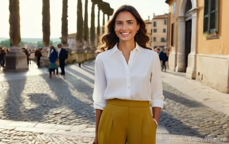 공무원 시험 불합격 통보 후 대처법 - **Prompt:** A 30-year-old Italian woman, initially seen with a slightly somber expression, holding a...