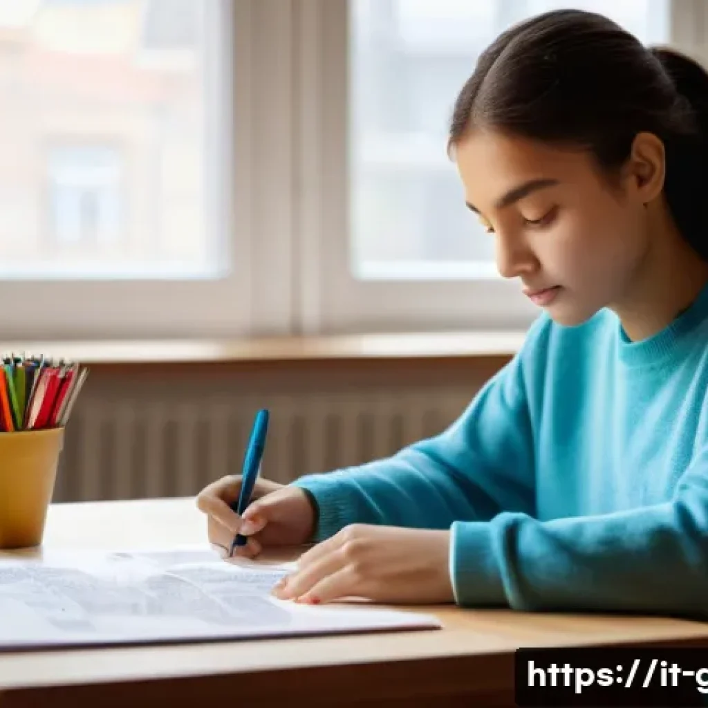 공무원 시험 대비를 위한 주요 과목 학습법 - **Prompt:** A focused young adult (18-25 years old) student, wearing comfortable yet appropriate cas...