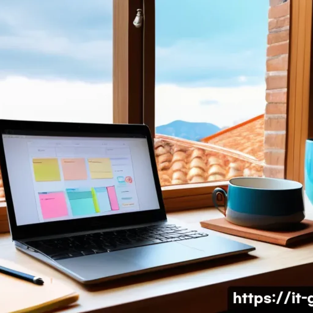공무원 시험에 도움 되는 앱 추천 - A modern Italian student’s workspace featuring a sleek laptop displaying a digital planner app like ...