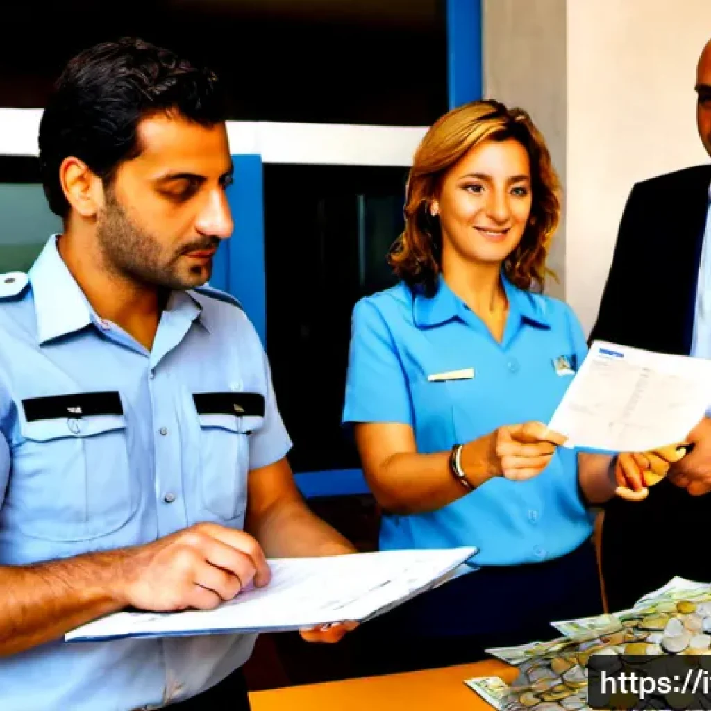 공무원 직렬별 연봉 및 복지 분석 - Photorealistic Italian public administration salary and benefits analysis scene, a diverse group of ...